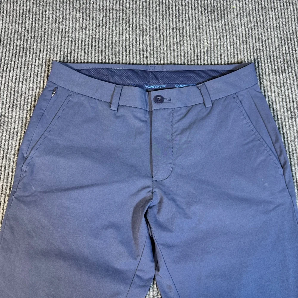 Vineyard Vines OTG On The Go Chino Pants Mens Size 32x30 Navy Golf Performance